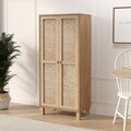 Dulap multifunctional, Hanah Home, Dune, 60x133.6x35 cm, PAL, Stejar