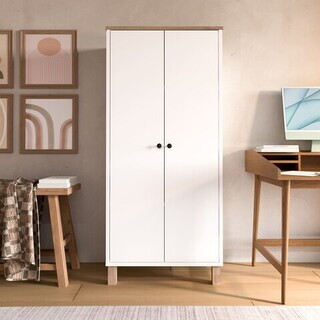 61x133.6x33 cm, Alb;Stejar