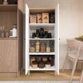 Dulap multifunctional, Hanah Home, Nord, 61x133.6x33 cm, PAL, Alb / Stejar