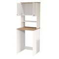 Dulap masina de spalat, Hanah Home, Nord, 65.8x183.6x60 cm, PAL, Alb / Stejar