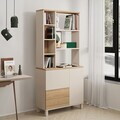 Corp biblioteca, Hanah Home, Mood, 85.2x187.8x35 cm, PAL, Nisip / Stejar