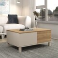 Masuta de cafea, Hanah Home, Mood, 90x40x60 cm, PAL, Nisip / Stejar
