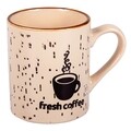 Set 4 cani Morning Coffee, Creaciones Meng, 240 ml, ceramica