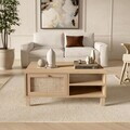 Masuta de cafea, Hanah Home, Dune, 90x38.6x60 cm, PAL, Stejar