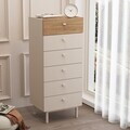 Dulap, Hanah Home, Luke, 47.9x113.2x36.8 cm, PAL, Nisip / Stejar