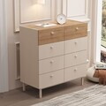 Dulap, Hanah Home, Luke, 89.4x93.1x41.8 cm, PAL, Nisip / Stejar