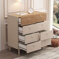 Dulap, Hanah Home, Luke, 89.4x93.1x41.8 cm, PAL, Nisip / Stejar