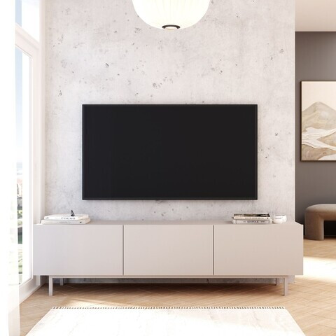 Comoda TV, Hanah Home, Coast, 180x47.3x36.8 cm, PAL, Nisip