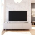 Comoda TV, Hanah Home, Coast, 180x47.3x36.8 cm, PAL, Nisip