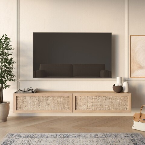 Comoda TV, Hanah Home, Future, 180x29.6x29.8 cm, PAL, Stejar