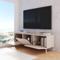 Comoda TV, Hanah Home, Coast, 150x47.3x36.8 cm, PAL, Nisip