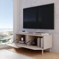 Comoda TV, Hanah Home, Coast, 120x47.3x36.8 cm, PAL, Nisip