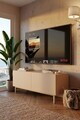 Comoda TV, Hanah Home, Coast, 120x47.3x36.8 cm, PAL, Nisip