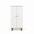 Dulap multifunctional, Hanah Home, Ayka 1600-205, 60x129x.37 cm, PAL, Alb/Maro