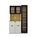 Dulap de bucatarie, Hanah Home, Nero 1600-210, 120x191.8x44 cm, PAL, Alb