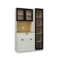 Dulap de bucatarie, Hanah Home, Nero 1600-210, 120x191.8x44 cm, PAL, Alb