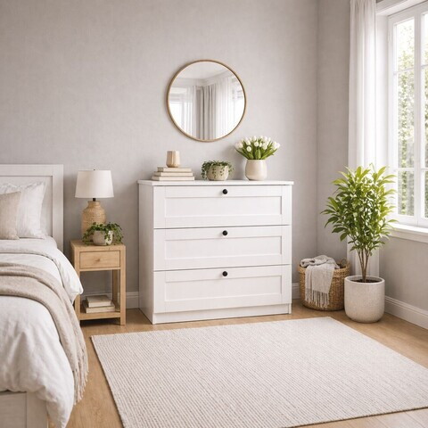 Dulap, Hanah Home, Lucas 1600-207, 80x7.5x42.5 cm, PAL, Alb