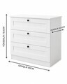 Dulap, Hanah Home, Lucas 1600-207, 80x7.5x42.5 cm, PAL, Alb