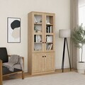 Dulap multifunctional, Hanah Home, Lisa 1600-204, 80x190x37 cm, PAL, Maro