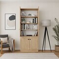 Dulap multifunctional, Hanah Home, Lisa 1600-204, 80x190x37 cm, PAL, Maro