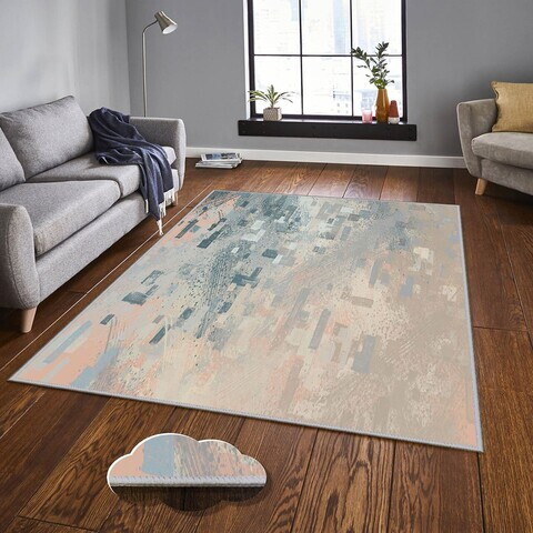 Covor, Exfab324, 100x200 cm, Poliester, Multicolor