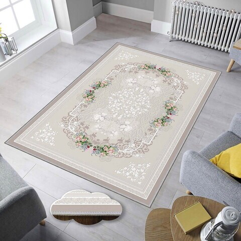 Covor, Eexfab622, 80x200 cm, Poliester, Multicolor