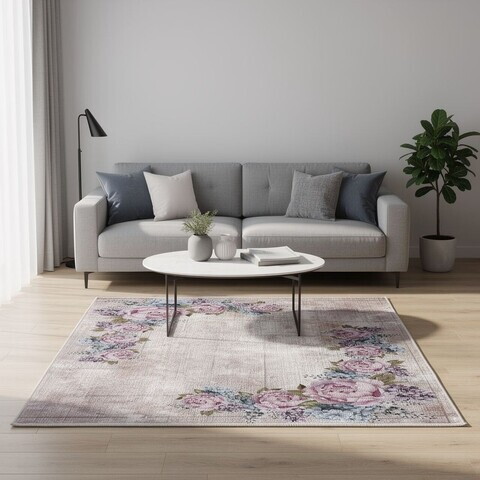 Covor, Eexfab731, 100x200 cm, Poliester, Multicolor