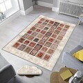 Covor, Eexfab808, 100x150 cm, Poliester, Multicolor