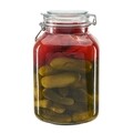 Borcan din sticla pentru depozitare, Vanora, 3L, transparent