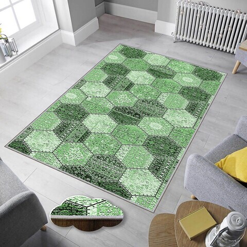 Covor, Eexfab884, 80x200 cm, Poliester, Multicolor