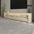 Comoda TV, Hanah Home, Batı, 150x46.8x36.8 cm, PAL, Travertin