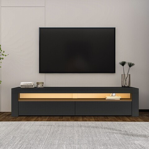 Comoda TV, Hanah Home, Batı, 150x46.8x36.8 cm, PAL, Antracit