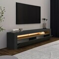 Comoda TV, Hanah Home, Batı, 150x46.8x36.8 cm, PAL, Antracit