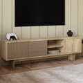Comoda TV, Hanah Home, Ravello, 150x45x30 cm, PAL, Stejar cald / Stejar safir