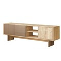 Comoda TV, Hanah Home, Ravello, 150x45x30 cm, PAL, Stejar cald / Stejar safir