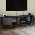 Comoda TV, Hanah Home, Ravello, 150x45x30 cm, PAL, Marmură / Antracit