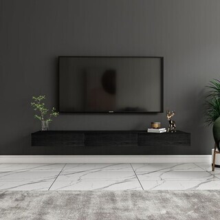 140x16.6x31.8 cm, Negru