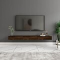 Comoda TV, Hanah Home, Avalon, 140x16.6x31.8 cm, PAL, Maro