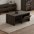 Masuta de cafea, Hanah Home, Laris, 90x35x45 cm, PAL, Maro