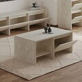 Masuta de cafea, Hanah Home, Laris, 90x35x45 cm, PAL, Travertin