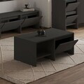 Masuta de cafea, Hanah Home, Laris, 90x35x45 cm, PAL, Antracit