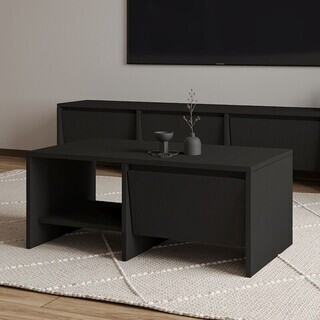 90x35x45 cm, Negru