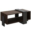 Masuta de cafea, Hanah Home, Meleni, 90x40x49 cm, PAL, Nuc / Antracit