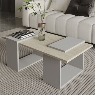 90x37x46.6 cm, Gri;Travertin