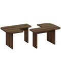 Set masute de cafea, Hanah Home, Iris, PAL, Nuc antic