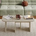 Set masute de cafea, Hanah Home, Iris, PAL, Travertin