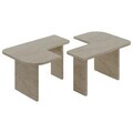 Set masute de cafea, Hanah Home, Iris, PAL, Travertin