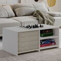Set masute de cafea, Hanah Home, Gord, PAL, Alb