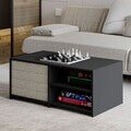 Set masute de cafea, Hanah Home, Gord, PAL, Antracit