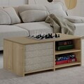 Set masute de cafea, Hanah Home, Gord, PAL, Stejar cald / Stejar safir